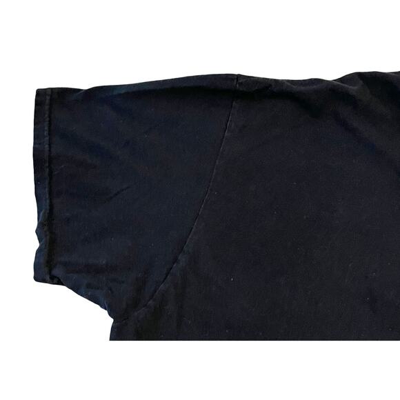 FRUIT OF THE LOOM EVERSOFT SHORT SLV, V-NECK T-SHIRT, WOMENS, XL, BLACK - Picture 7 of 9